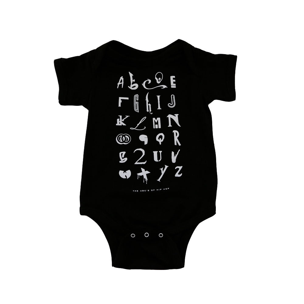 Kids True Hip Hop Alphabet One Piece Black – Shop True Clothing