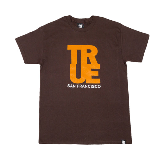 Men's True Logo SF T-Shirt Brown