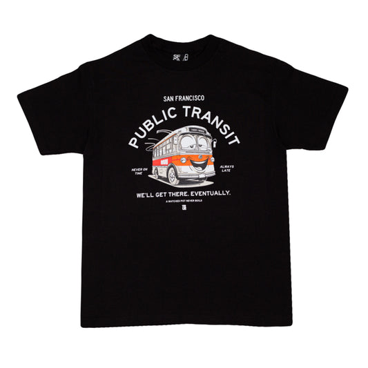 Men's SFCA Public Transit T-Shirt Black