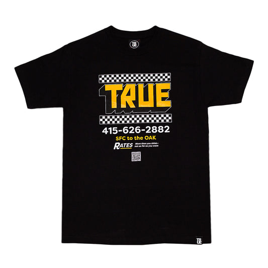 Men's True Taxi T-Shirt Black