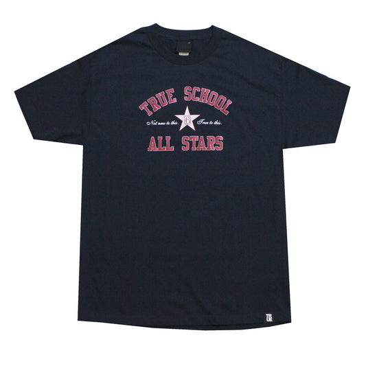 True Mens All Stars T-Shirt Navy - Shop True Clothing