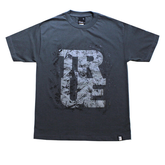 True Mens Chipboard T-Shirt Charcoal - Shop True Clothing