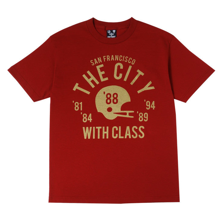 Mens Thrill Of Victory Class City T-Shirt Red – Shop True Clothing