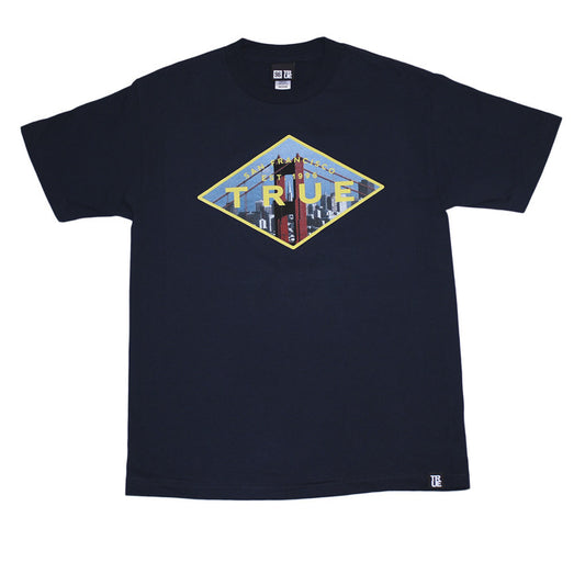 True Mens Established T-Shirt Navy - Shop True Clothing