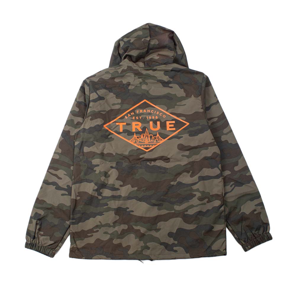 True religion sales camo coat