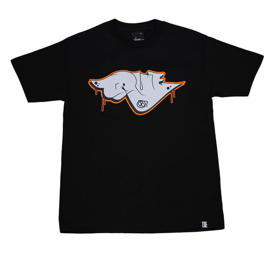 Mens True Throwie T-Shirt Black - Shop True Clothing