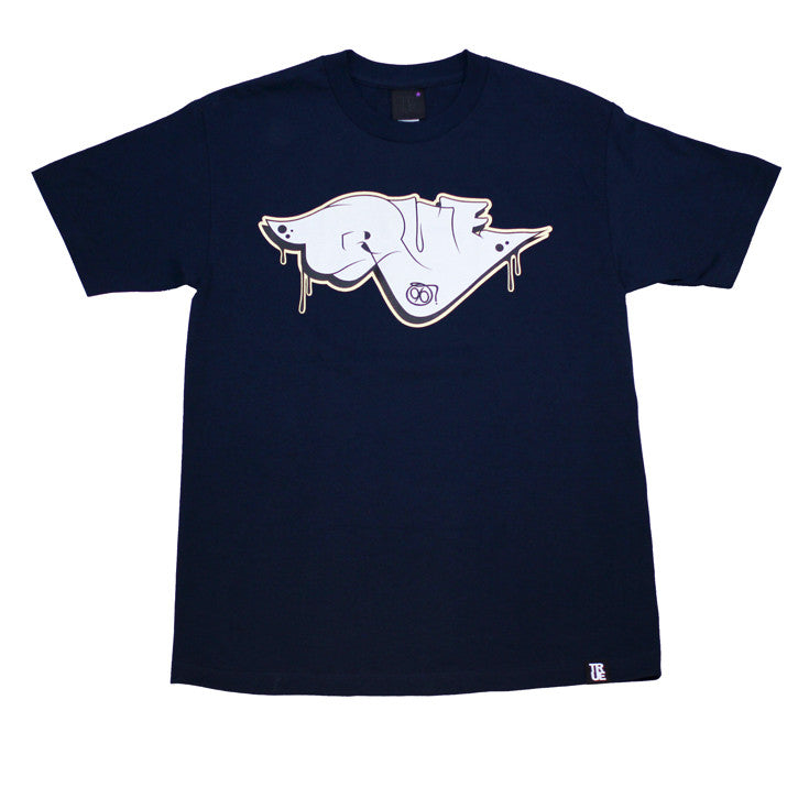 Mens True Throwie T-Shirt Navy – Shop True Clothing